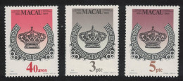 Macao Macau Centenary Of Macao Stamps 3v 1984 MNH SG#588-590 - Neufs