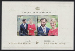 Luxembourg Prince Guillaume Countess De Lannoy MS 2012 MNH SG#MS1950 MI#Block 29 - Neufs
