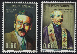 Luxembourg Personalities 2v 2013 MNH SG#1970-1971 - Unused Stamps