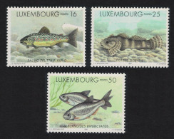 Luxembourg Freshwater Fishes 3v 1998 MNH SG#1469-1471 MI#1437-1439 - Nuevos