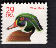 1096097989 1991 SCOTT 2485 (XX) POSTFRIS MINT NEVER HINGED -  WOOD DUCK UNDER SIDE IMPERFORATED - Ungebraucht