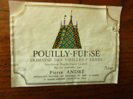 POUILLY-FUISSE - Domaine Des Vieilles Pierres - Pierre ANDRE à Aloxe Coton - Bourgogne