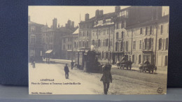 54118 . 2 CARTES . MAXEVILLE NANCY .BRASSERIE MICHAUT SALLE DES FETES  . LUNEVILLE  PLACE DU CHATEAU . REPRODUCTION - Other & Unclassified