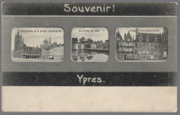CPA CARTE POSTALE BELGIQUE  SOUVENIR D' YPRES 1913 - Other & Unclassified