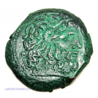 GRECE - Chalque De Ptolémée VI 180-176 Avant JC Tête De ZEUS, Lartdesgents - Griechische Münzen