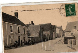 AUNAY SOUS AUNEAU CARREFOUR DE LA CROIX DE FER TRES ANIMEE - Courville