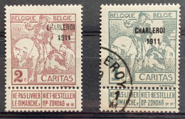 België, 1911, Nr 102, Postfris **, Met Valse Opdruk, Voor Documentatie - 1910-1911 Caritas