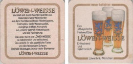 5001514 Bierdeckel Quadratisch - Löwenbräu - Löwen-Weisse - Beer Mats