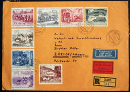 Autriche Austria - 2 Travelling Letters With Complet Serie - Other & Unclassified