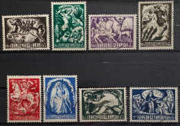 België, 1944, Nr 653/60, Gestempeld ANTWERPEN - Used Stamps