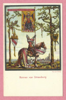 67 - STRASSBURG - STRASBOURG - Carte Signée LEO SCHNUG - Argentoratum - Bannière De Strasbourg - Editeur MANIAS - Straatsburg