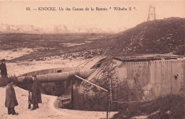 KNOKKE - KNOCKE - ZOUTE - Un Des Canons De La Batterie " Wilhem II " - Knokke