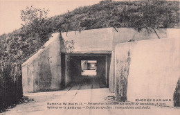 KNOKKE - KNOCKE Sur MER -  Batterie Wilhelm II - Perspective Interieure Des Depots De Munitions Et D'obus - Knokke