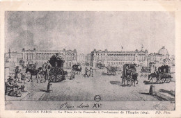 Ancien PARIS -  La Place De La Concorde A L'avenement De L'Empire En 1804 - Autres & Non Classés