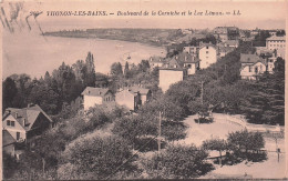 74 - THONON Les BAINS - Boulevard De La Corniche Et Le Lac Leman - Thonon-les-Bains