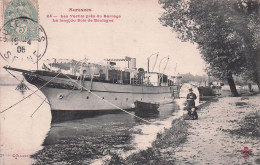 92 - SURESNES -  Les Bateaux Yachts Pres Du Barrage - Le Long Du Bois De Boulogne - Suresnes