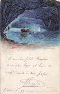 Campania - CAPRI - Grotta Azzurra - Litho 1899 - Napoli