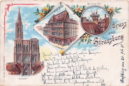 67 - STRASBOURG - Gruss Asu STRASSBURG - 1898 - Straatsburg