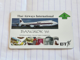 United Kingdom-(BTG-660)-Bangkok '96/Thai Airways International-(654)-(505M29216)(tirage-1.000)-cataloge-10.00£-mint - BT Emissions Générales