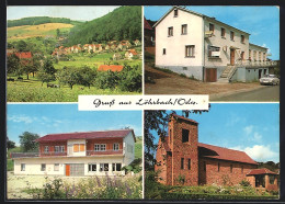 AK Löhrbach /Odw., Gasthaus U. Pension Zum Odenwald, Kirche  - Odenwald