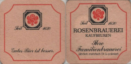 5005314 Bierdeckel Quadratisch - Rosenbrauerei, Kaufbeuren - Beer Mats