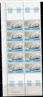 FRENCH ANTARCTIC TERRITORIES 1983 LANDING BOAT STRIP OF 10 STAMPS MI No 169  MNH VF!! - Neufs