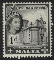 Malta Victory Church 1d 1956 MNH SG#268 - Malta (...-1964)