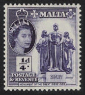 Malta Monument Of The Great Siege ¼d 1956 MNH SG#266 - Malte (...-1964)