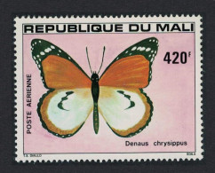 Mali Plain Tiger Butterfly Danaus Chrysippus 400Fr 1980 MNH SG#804 - Mali (1959-...)