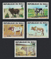 Mali Cattle 5v 1981 MNH SG#835-839 - Mali (1959-...)