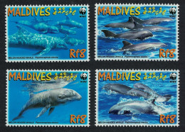 Maldives WWF Melon-headed Whale 4v 2009 MNH SG#4234-4237 MI#4768-4771 Sc#2987a-d - Maldive (1965-...)