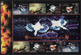 Maldives WWF Dragonfish MS 2004 MNH SG#3966-3969 MI#4407-4410 Sc#2839 A-d - Maldives (1965-...)