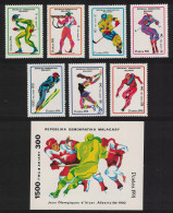 Malagasy Rep. Winter Olympic Games Albertville 7v+MS 1991 MNH SG#862-MS869 - Madagascar (1960-...)