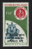 Malagasy Rep. Overprint '5e Anniversaire De La Mission APOLLO XIV' 1976 MNH SG#345 Sc#C157 - Madagascar (1960-...)