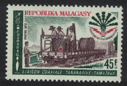 Malagasy Rep. Co-axial Cable Link Tananarive - Tamatave 1972 MNH SG#210 Sc#464 - Madagaskar (1960-...)