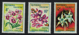 Malagasy Rep. Orchids 3v 1963 MNH SG#61-63 - Madagaskar (1960-...)