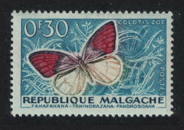 Malagasy Rep. Butterfly 'Colotis Zoe' 1960 MNH SG#7 MI#445 Sc#306 - Madagascar (1960-...)