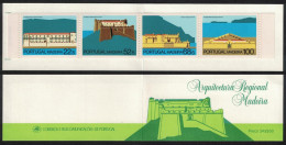 Madeira Fortresses Booklet Of 4v 1986 MNH SG#226-229 MI#MH 6 - Madeira