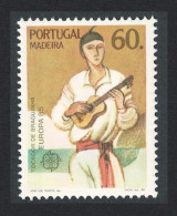 Madeira Braguinha Guitar Player Europa CEPT Music 1985 MNH SG#214 - Madeira