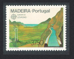 Madeira Los Levandas Irrigation Channels Europa CEPT 1983 MNH SG#203 - Madère