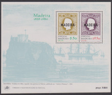 Madeira First Overprinted Madeira Stamps MS 1980 MNH SG#MS171 Sc#67a - Madeira