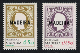 Madeira First Overprinted Madeira Stamps 2v 1980 MNH SG#169-170 Sc#66-67 - Madeira