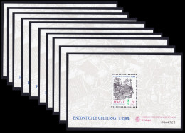 Macao Macau Cultural Mix 10 MSs WHOLESALE 1999 MNH SG#MS1136 MI#Block 71 Sc#1009 - Nuovi