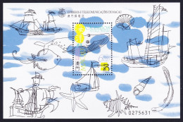Macao Macau Fish Shells Ships 'Australia 99' MS 1999 MNH SG#MS1092 MI#Block 64 Sc#978 - Unused Stamps