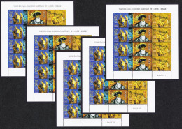 Macao Macau Vasco Da Gama ERROR '1598' 5 Sheetlets 1998 MNH SG#1040-1042 - Nuovi