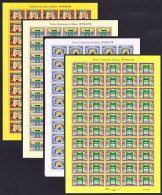 Macao Macau Gateways 4v Full Sheets 1998 MNH SG#1030-1033 MI#955-958 Sc#916-919 - Nuovi