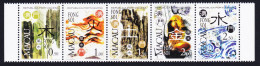 Macao Macau Feng Shui The Five Elements Strip Of 5 1997 MNH SG#1012-1016 MI#937-941 Sc#902a - Unused Stamps