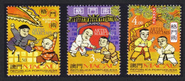 Macao Macau Martial Arts 3v 1997 MNH SG#1018-1020 MI#943-945 Sc#904-906 - Ongebruikt