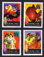 Macao Macau Traditional Chinese Toys 4v 1996 MNH SG#963-966 Sc#849-852 - Nuevos