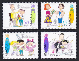 Macao Macau Greetings Stamps 4v 1996 MNH SG#939-942 Sc#825-828 - Unused Stamps